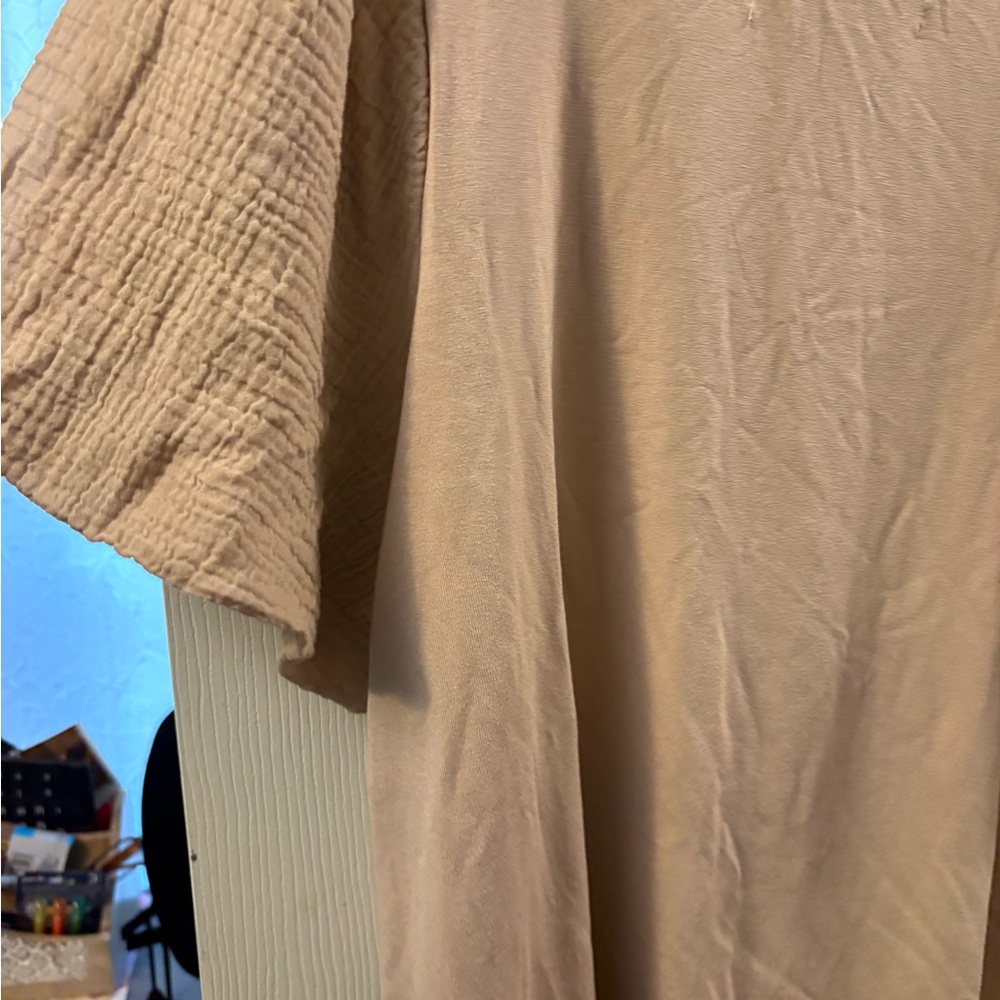 Cupio Beige Short Sleeve Top - Picture 10 of 11